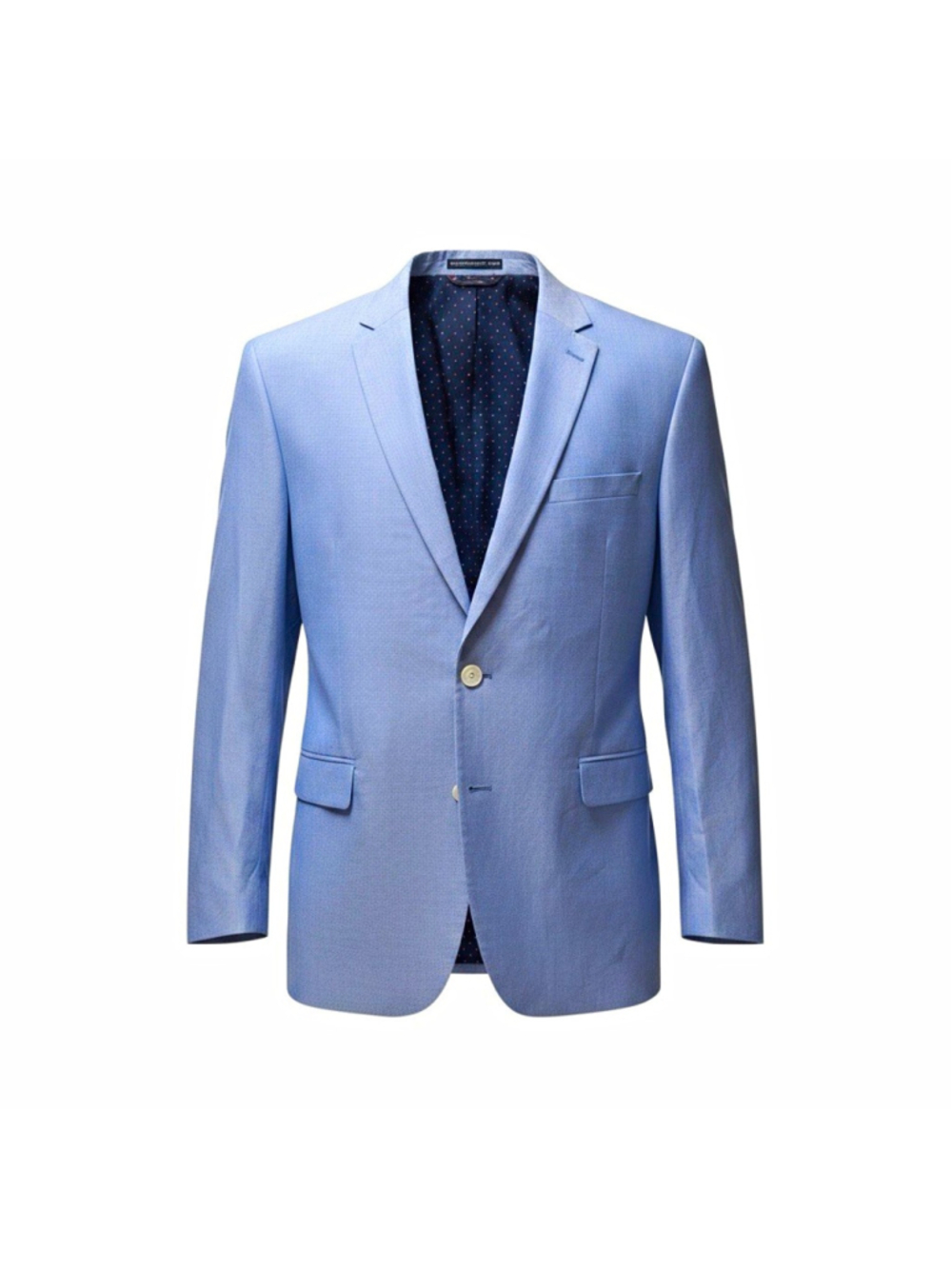 Tommy Hilfiger Men’s Blue Single-Breasted 2-Button Blazer Sport Coat 50R